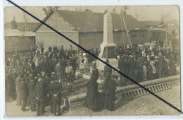 Carte Photo à Identifier Moislains Monument Aux Morts- - Moislains