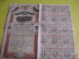 USA/ State Of Wyoming/ Independence Irrigation Company/Hypothéque Six Pour Cent Or Obligation/1912     ACT85 - Landbouw