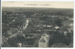 TA1@ CPA SEZANNE, VUE PANORAMIQUE, MARNE 51 - Sezanne