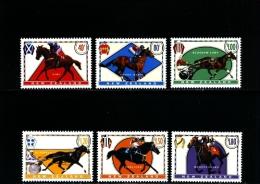 NEW ZEALAND - 1996  RACEHORSES  SET MINT NH - Unused Stamps