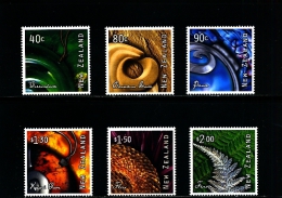 NEW ZEALAND - 2001  ART FROM NATURE  SET  MINT NH - Nuevos