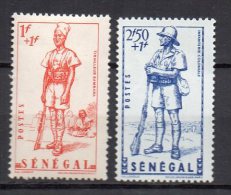 Sénégal N° 170 Neuf Charniere Et 172 Neuf Sans Gomme - Unused Stamps