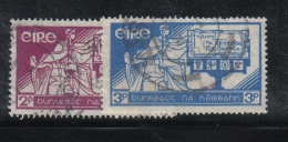 W1910 - IRLANDA 1937 , Serie N. 71/72. Costituzione - Used Stamps