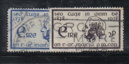 W1914 - IRLANDA 1938 , Serie N. 73/74 . Don Mathew - Used Stamps