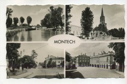 CPSM  82  :  MONTECH   Multi Vues      A  VOIR  !!!! - Montech