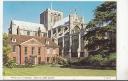 BF29703 Winchester Cathedral Home Of Mary Sumner  UK  Front/back Image - Winchester