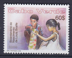 Cape Verde 2009 Mi. 941    60 E Louis Braille, Blind Writing Inventor MNH** - Cap Vert