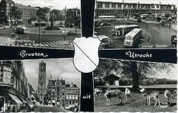 Utrecht Centraal Station Jaarbeurs Domtoren Autobus Bus Herten - Utrecht