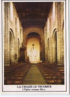 La Chaize-le-Vicomte.. Belle Vue De L'Eglise Romane.. Intérieur De L'Eglise.. La Nef Centrale - La Chaize Le Vicomte