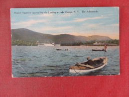- New York> Adirondack Steamer Sagamore Approaching The Landing At Lake George        Ref 1524 - Adirondack