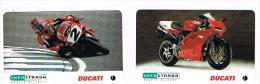 ITALIA - INFOSTRADA (URMET) - C&C 8022.8023 -  MOTOCICLISMO: DUCATI (SERIE COMPLETA DI 2 SCHEDE)  -  NUOVE  -  RIF. CP - Öff. Themen-TK