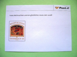 Austria 2008 Unused Pre Paid Postcard - Christmas - Covers & Documents