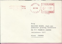Elektrometal, Beograd, 26.12.1988., Yugoslavia, Letter - Covers & Documents