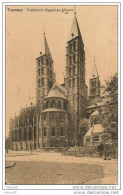 BELGIQUE ,,,,TOURNAY ,,,,, CATHEDRALE  DEGAGEE  En  HAUTEUR ,,,,ANIMEE,,,,, - Other & Unclassified