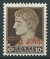 1941 ISOLE JONIE EFFIGIE 10 CENT MNH ** - ED955 - Ionische Inseln