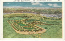 1932 Olympics Village, Los Angeles CA, C1930s Vintage Postcard - Juegos Olímpicos