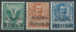 1902 LEVANTE ALBANIA 3 VALORI MNH ** - ED962-2 - Albanien