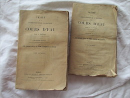 Legislation Et Pratique Des Cours D Eau Par A Davier 2 Tomes De 1845 - Droit