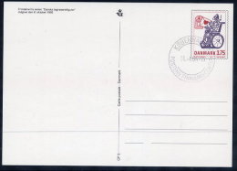 DENMARK 1992 Comics Postal Stationery Card, Cancelled.  Nr. CP5 - Interi Postali