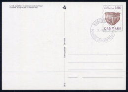 DENMARK 1992 National Musuem  Postal Stationery Card, Cancelled.  Nr. CP3 - Postal Stationery