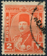 Pays : 160,31 (Egypte : Royaume (Farouk Ier)   Yvert Et Tellier N° :   224 (o) - Usados