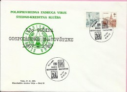 120 Years Of Economy Brotherhoods, Virje, 17.11.1987., Yugoslavia, Cover - Covers & Documents