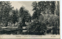 CPA 28 EPERNON DOMAINE DE LA SAVONNIERE LE LAC 1918 - Epernon