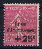 France 1929 Yvert 254a Sans Point Sur Le I De A'mortissement  MNH/** /neuf - 1927-31 Sinking Fund