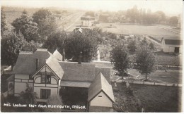 Monmouth Oregon, View Of Town, House Architecture, C1910s Vintage Real Photo Postcard - Otros & Sin Clasificación