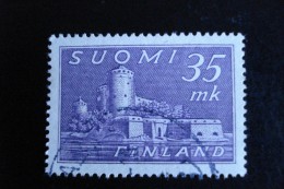 Finlande - Années 1949 - Forteresse D'Olavinlinna 35m Violet-gris - Y.T. 344 - Oblit. Used. Gestempeld. - Usati