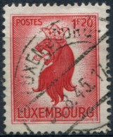 Pays : 286,04 (Luxembourg)  Yvert Et Tellier N° :   364 (o) - 1944 Charlotte Rechterzijde