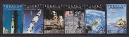Tokelau 1999 Space Moon Landing Anniversary Set 6 FU - Tokelau