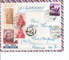 Egypte ( Lettre Par Avion De 1961 De Elmaadi Vers L'Allemagne à Voir) - Lettres & Documents