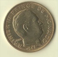 ** 20 CENT MONACO 1962  SUP ** - 1960-2001 Nieuwe Frank