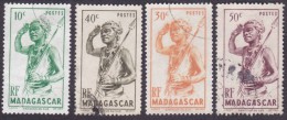 Madagascar Obl. N° 300 - 301 - 302 - 303 - Danseurs - Used Stamps