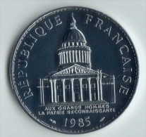 ** 100 FRANCS 1985 PANTHEON ARGENT  FDC ** - 100 Francs