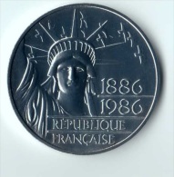 ** 100 FRANCS 1986 LIBERTE ARGENT  FDC ** - Commémoratives
