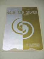 Partition : Gold And Silver (L´Or Et L´Argent) Valse De Franz LEHAR - J-L