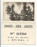 CALENDRIER DE POCHE  PUBLICITAIRE Sport Jeux Jouets EPINAL 1924 - Klein Formaat: 1921-40