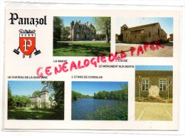 87 - PANAZOL - MAIRIE- EGLISE-CHATEAU DE LA QUINTAINE- ETANG DE CORDELAS-MONUMENT AUX MORTS - Panazol