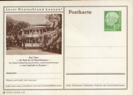 Germany/ Federal Republic- Stationery Postacard Unused - P24 Heuss Type I - Bad Vilbel - Postcards - Mint