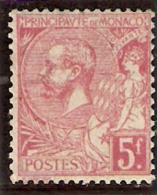 1891-94 Yvert 21** 5.-fr Rose/vert Neuf - Nuevos