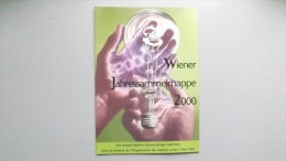 UNO-Wien 302, 307/18, 325/6, Bl. 12/4 Souvenir-Folder 2000 Oo/used, Jahreszusammenstellung 2000 - Gebruikt