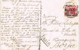 10574. Postal PORT SAID (Egypt) 1923. VAPOR City Of Genoa - Lettres & Documents
