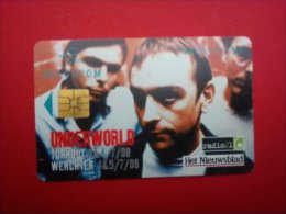 Underworld  Phonecard Rock Werchter Festival 1998 Rare - Affiches & Posters