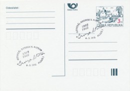 Czech Rep. / Comm. Postmark (1995) Plzen 1: General George S. Patton (1885-1945) (I7682) - Lettres & Documents