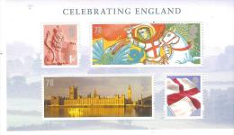 **GRAN BRETAGNA CELEBRATING ENGLAND FOGLIETTO NUOVO SHEET MNH - Unused Stamps