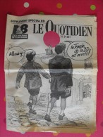 Le Quotidien De Paris. Supplément Spécial Salon BD Angoulême 1991. 8 Pages. Cabanes Goscinny, Bilal , Mézières - Archivos De Prensal