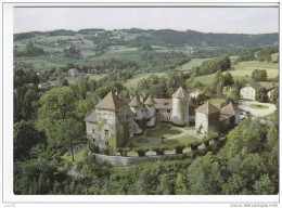 THORENS  -  Château    XVè S. - Vue Aérienne De La Cour D´Honneur - N°  P 5     . - Thorens-Glières