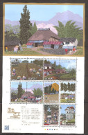 JAPAN 2011 HEARTS GEOGRAPHICAL ZHANG SHEET MNH - Ungebraucht